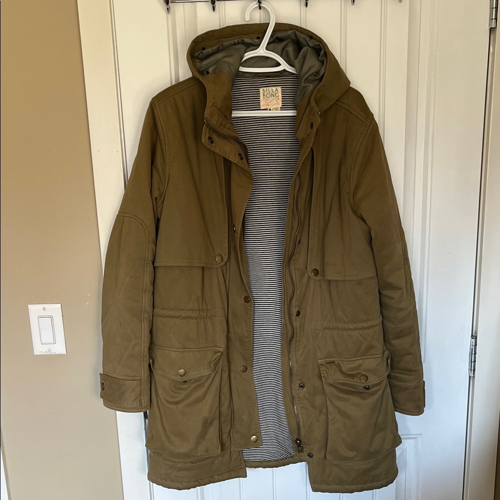 Billabong Women's Olive Utility Jacket
